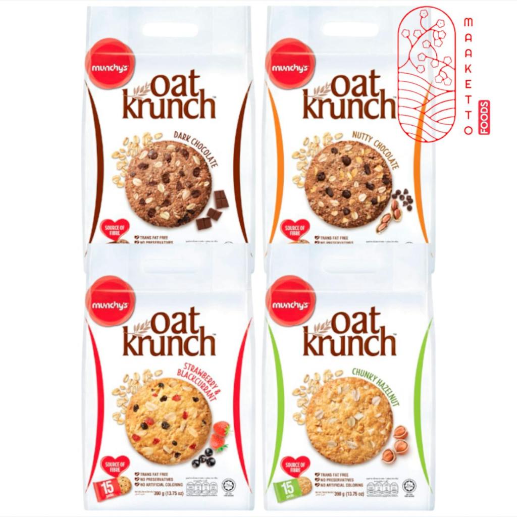 Jual Biskuit Munchys Oat Krunch Strawberry Hazelnut Dark Chocolate ...