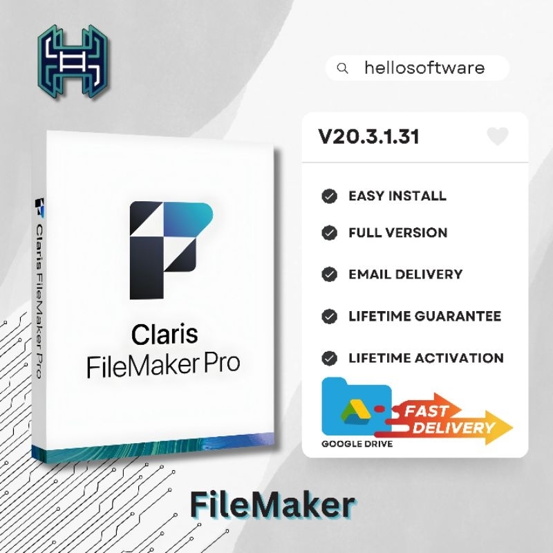 Jual FileMaker Pro 2023 20.3.1.31 Full Version (Versi Terbaru) | Shopee ...