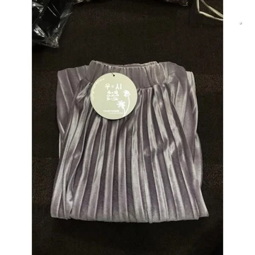 Rok Plisket Beludru Import Korea 240