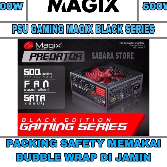 Jual Beli 1 Gratis 1 Power Supply Psu Magix 5W 5Watt Predator Black ...