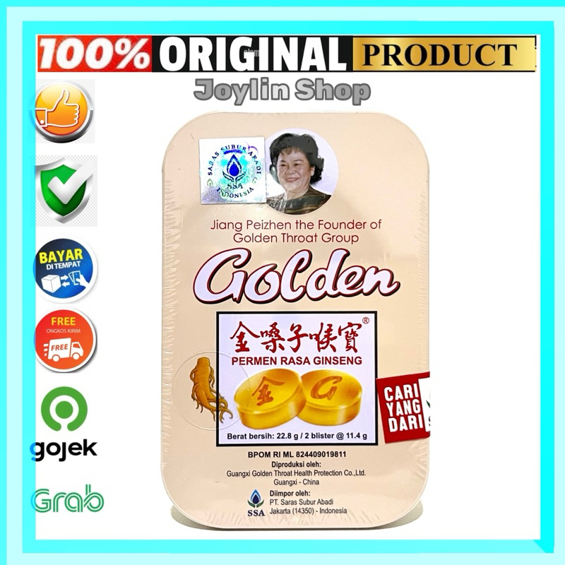 Jual Golden Throat Rasa Ginseng - Permen Pereda Sakit Tenggorokan ...