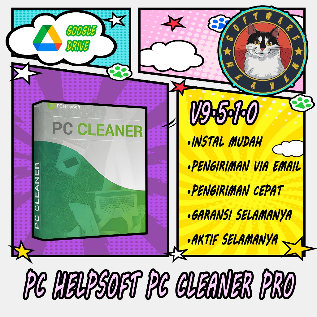 Jual PC HelpSoft PC Cleaner Pro 9.5.1.0 Full Version (Versi Terbaru ...