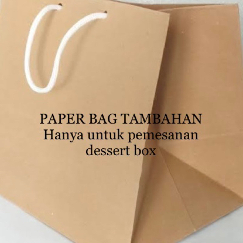 Jual PAPER BAG TAMBAHAN (Baca Deskripsi) | Shopee Indonesia