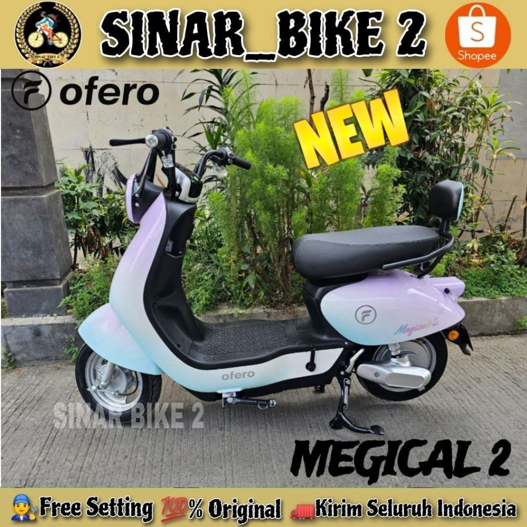 Jual Sepeda Motor Listrik Ofero Magical New Watt Electric E Bike Lithium Shopee Indonesia