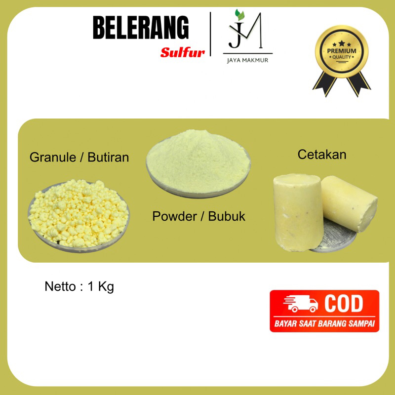 Jual Belerang / Sulfur Murni 1kg | Shopee Indonesia