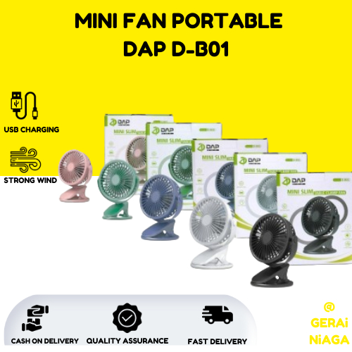 Jual DAP D-B01 Portebel Mini Hand Fan - Kipas Angin Mini Garansi ...