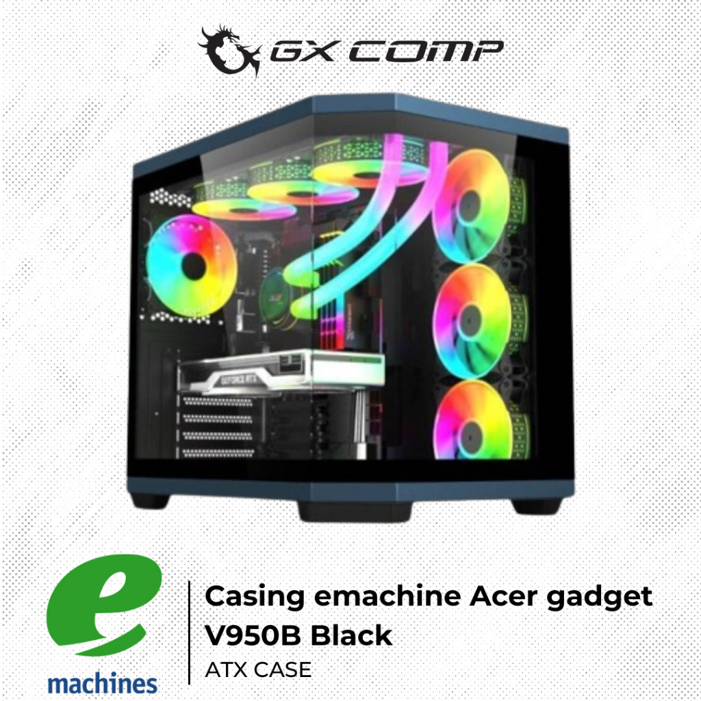 Jual Casing emachine gadget V950B Black | ATX CASE | Shopee Indonesia