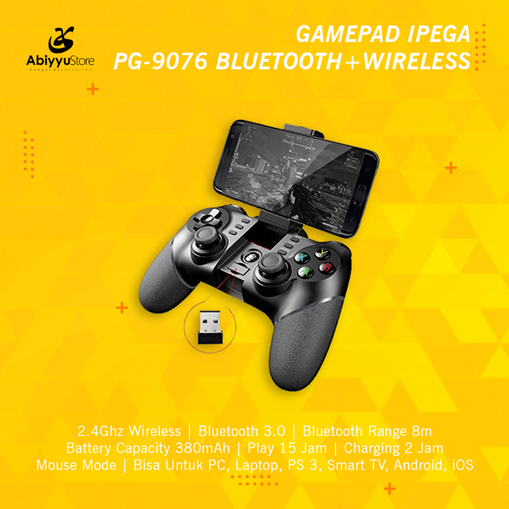 Jual Gamepad Bluetooth Ipega PG-9076 Wireless Stick Gaming Joystick ...