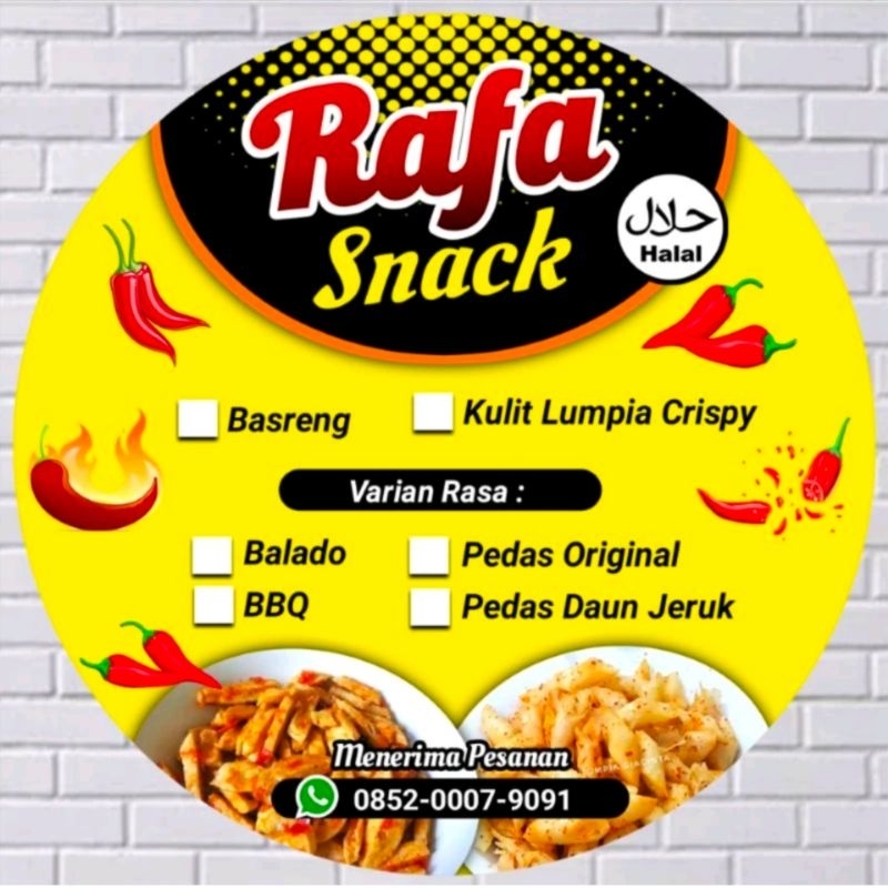 Jual Minimal Order Pcs Stiker Jajanan Stiker Snack Stiker Pouch Stiker Label Kemasan