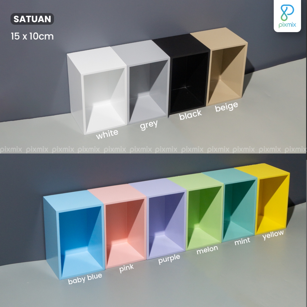 Jual Props Properti Foto Kubus Balok - Empty Box / Cube Boxes Pixmix ...