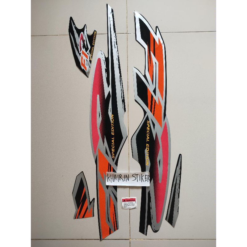 Jual striping stiker fiz f1z spesial edition hitam merah | Shopee Indonesia