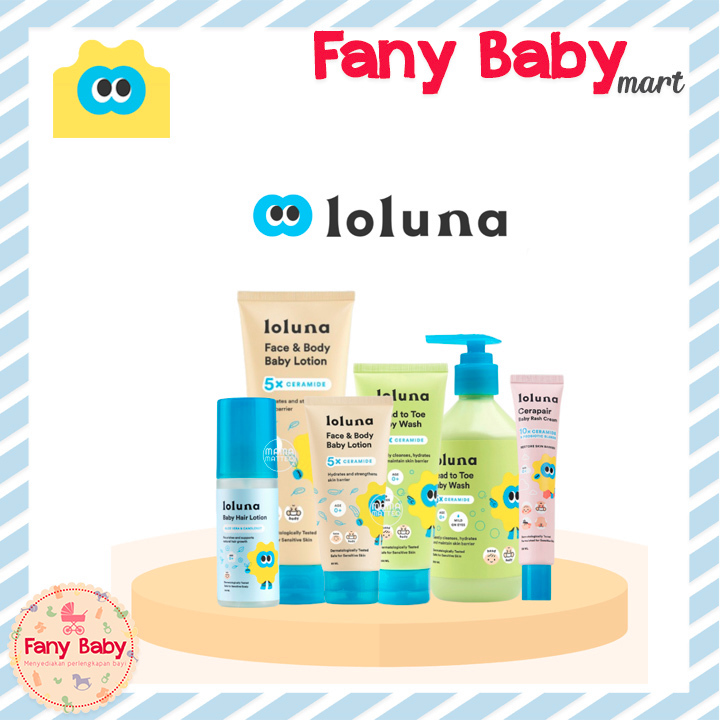 Jual LOLUNA BABY CARE SERIES - BODY WASH | BABY LOTION | HAIR LOTION ...