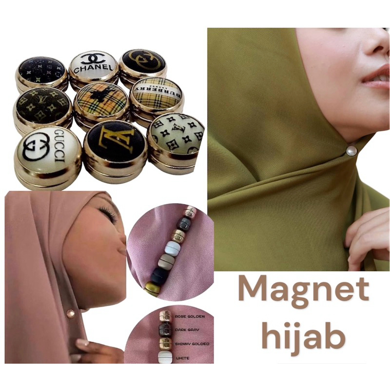 8 Spille Magnetiche Hijab – Multicolore, Senza Ago, Diametro 1,27 Cm, Per Sciarpe, Vestiti E Accessori, Chiusura Forte