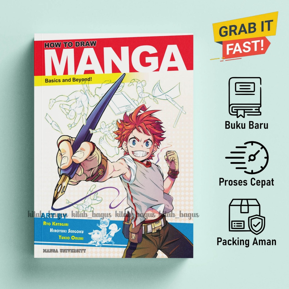 Jual Eng How to Draw Manga Basics and Beyond by Ryo Katagiri ART E7E5 ...