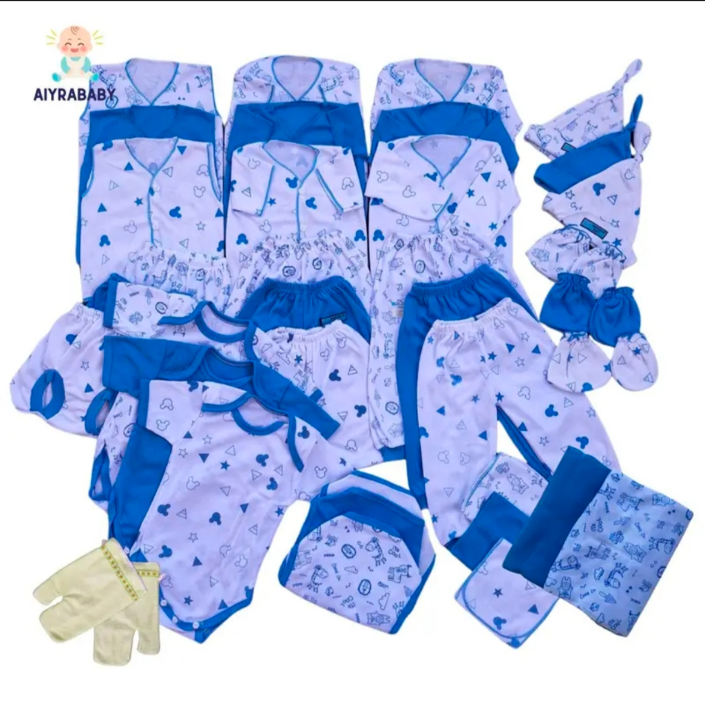 Jual Paket Lengkap 40 Pcs Baju Bayi Newborn Baru Lahir Set Perlengkapan