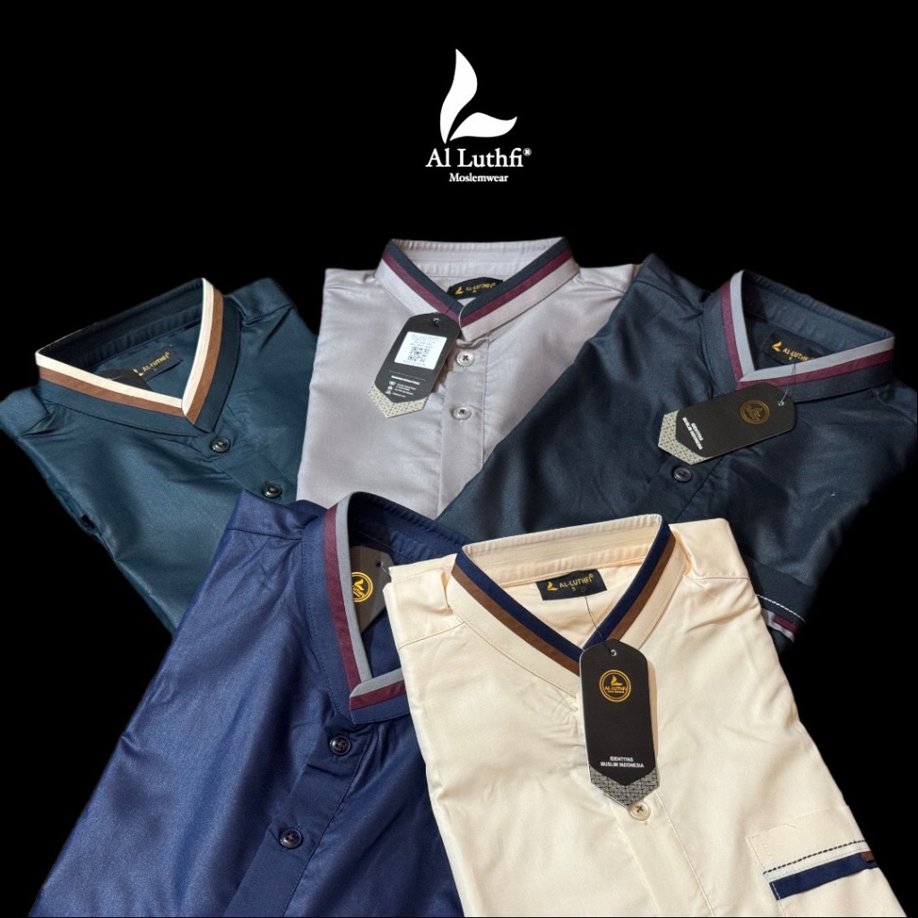 Jual BAJU KOKO TERBARU ALLUTHFI MUSLIM WEAR Shopee Indonesia