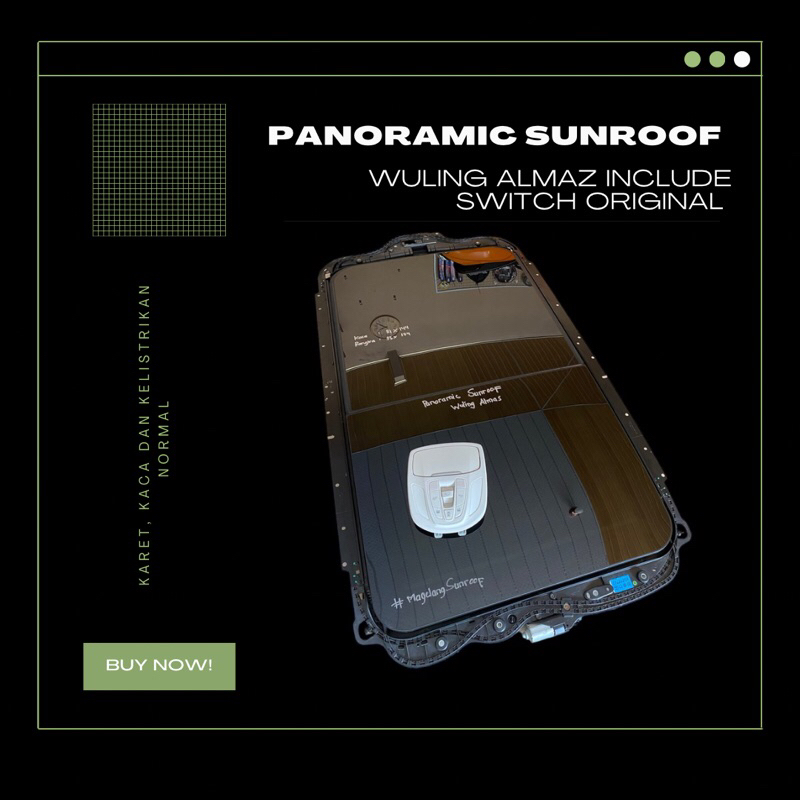 Jual Panoramic Sunroof Wuling Almaz dan Switch Oem | Shopee Indonesia