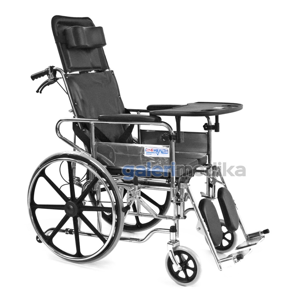Jual Kursi Roda 3in1 + Meja Makan dan Tempat BAB Multifungsi OneHealth ...