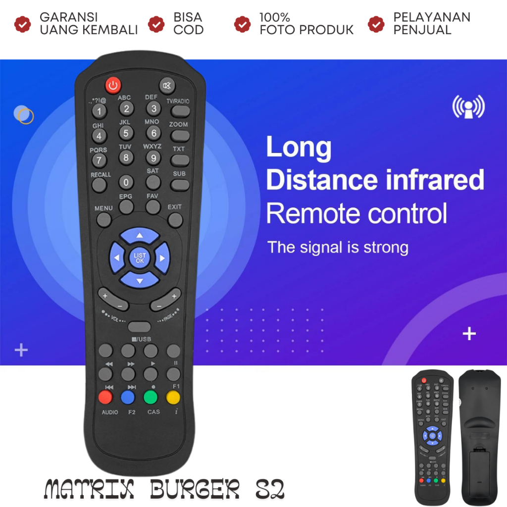 Jual REMOTE MATRIX GARUDA RECEIVER PARABOLA (Z00M / CAS ) | Shopee ...