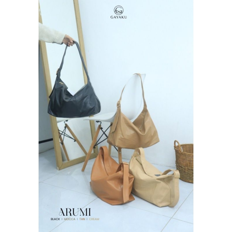 Jual Arumi Handbag Tas Main Kuliah Besar By Gayaku | Shopee Indonesia