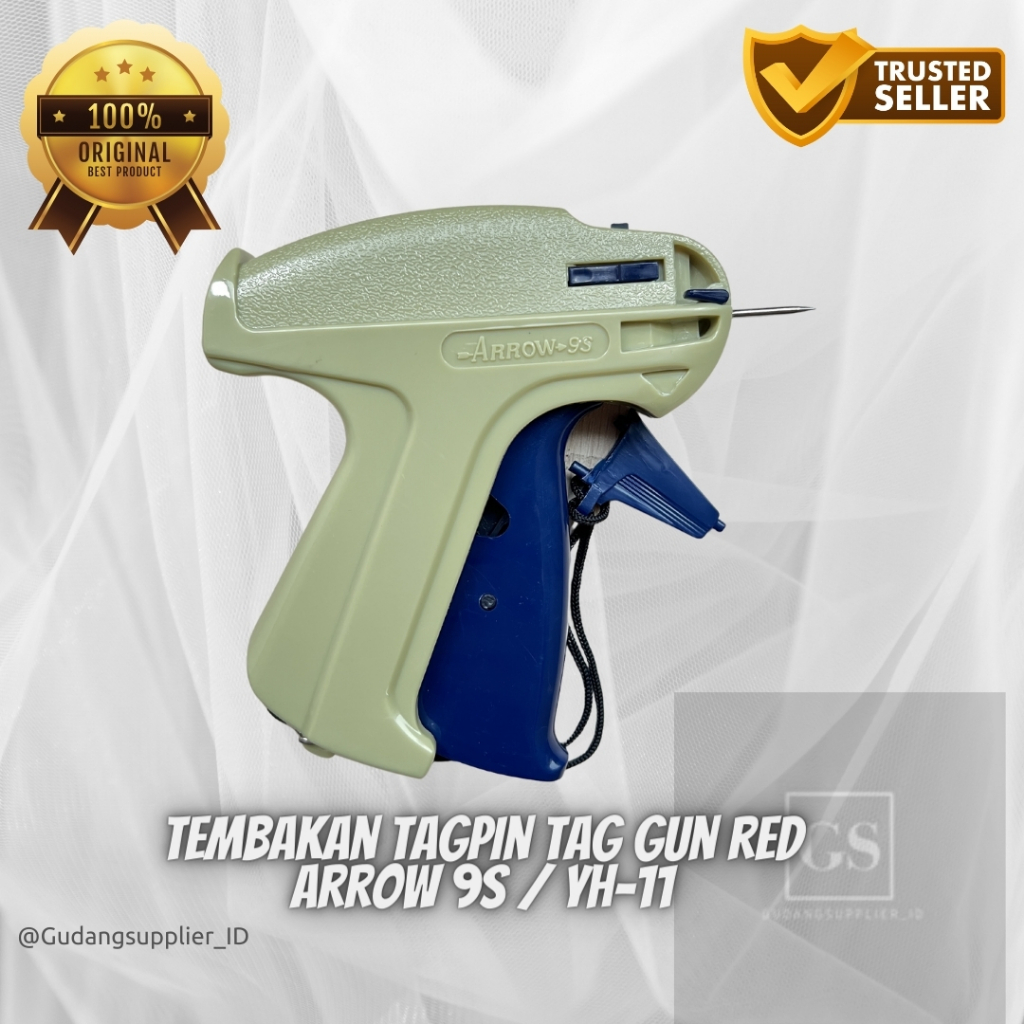 Jual Tembakan Tag Pin Tag Gun Red Arrow 9s Tagging and Labelling gun ...