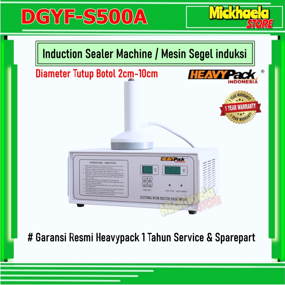 Jual HEAVYPACK DGYF-S500A Mesin Segel Induksi Sealer Botol Sambal ...