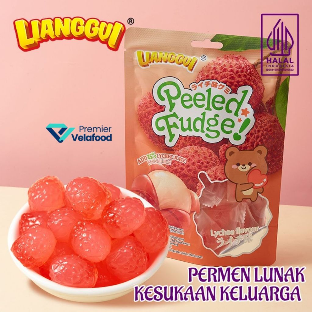 Jual [HALAL] LIANGGUI PERMEN LUNAK RASA LYCHEE | PERMEN LUNAK RASA BUAH ...