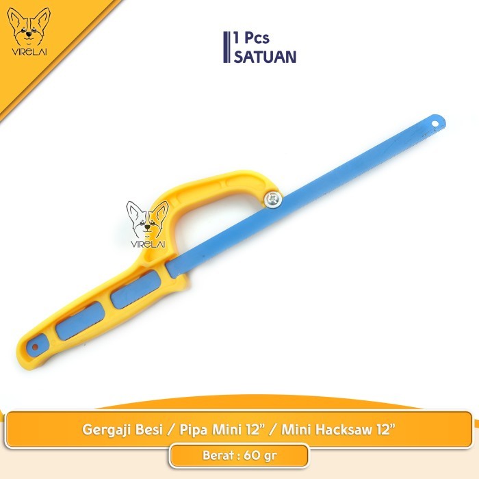 Jual Gergaji Mini Besi / Pipa 12 Inch / Mini hacksaw 12” | Shopee Indonesia