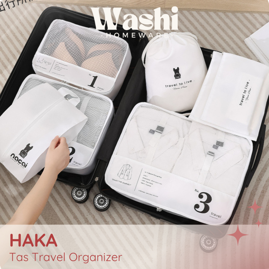 Jual WASHI - HAKA Tas Simpan Tas Travel Mudah Kantong Simpan Koper ...