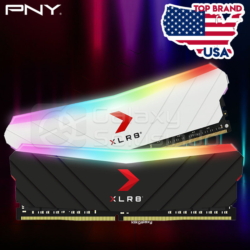 Ram PNY XLR8 Gaming MAKO 32GB (2x16GB) DDR5 bus 6000MHz EPIC-X RGB (màu đen) - Trần Gia Computer