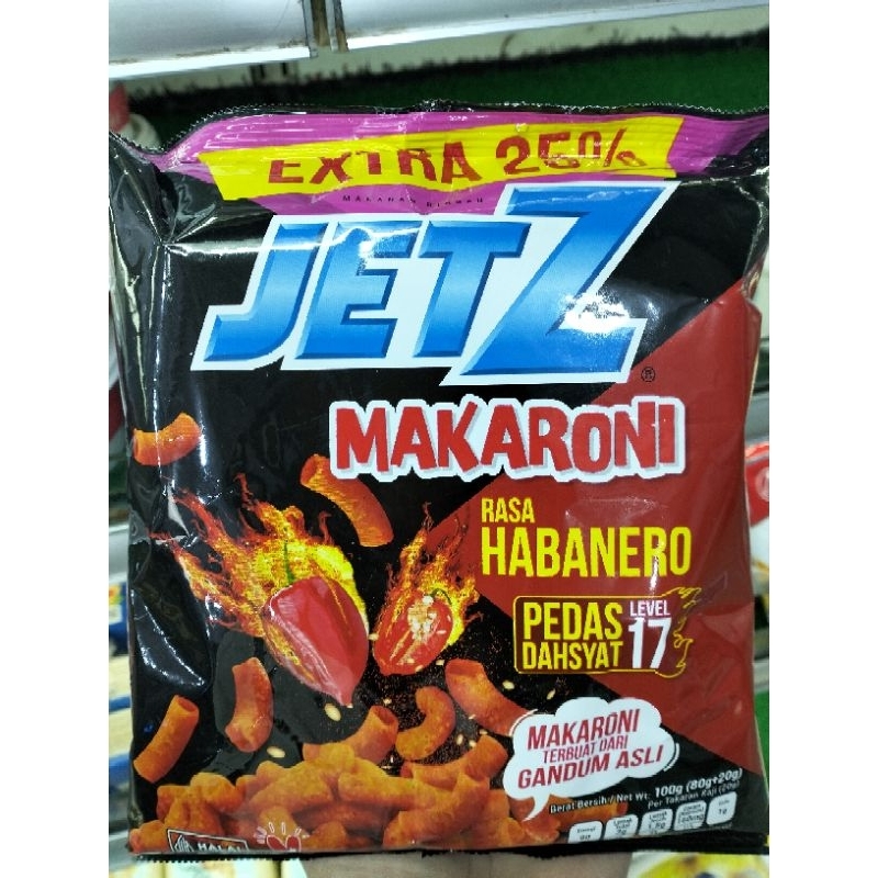 Jual Jetz Makaroni Rasa Habanero Level 17 100gr | Shopee Indonesia