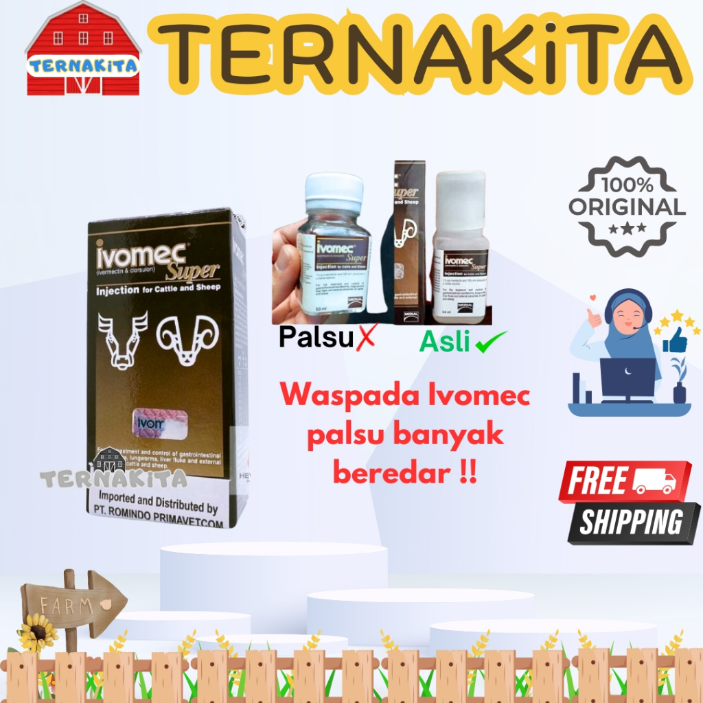 Jual IVOMEC SUPER 50 ml - Efektif Basmi Kutu Ektoparasit Endoparasit ...