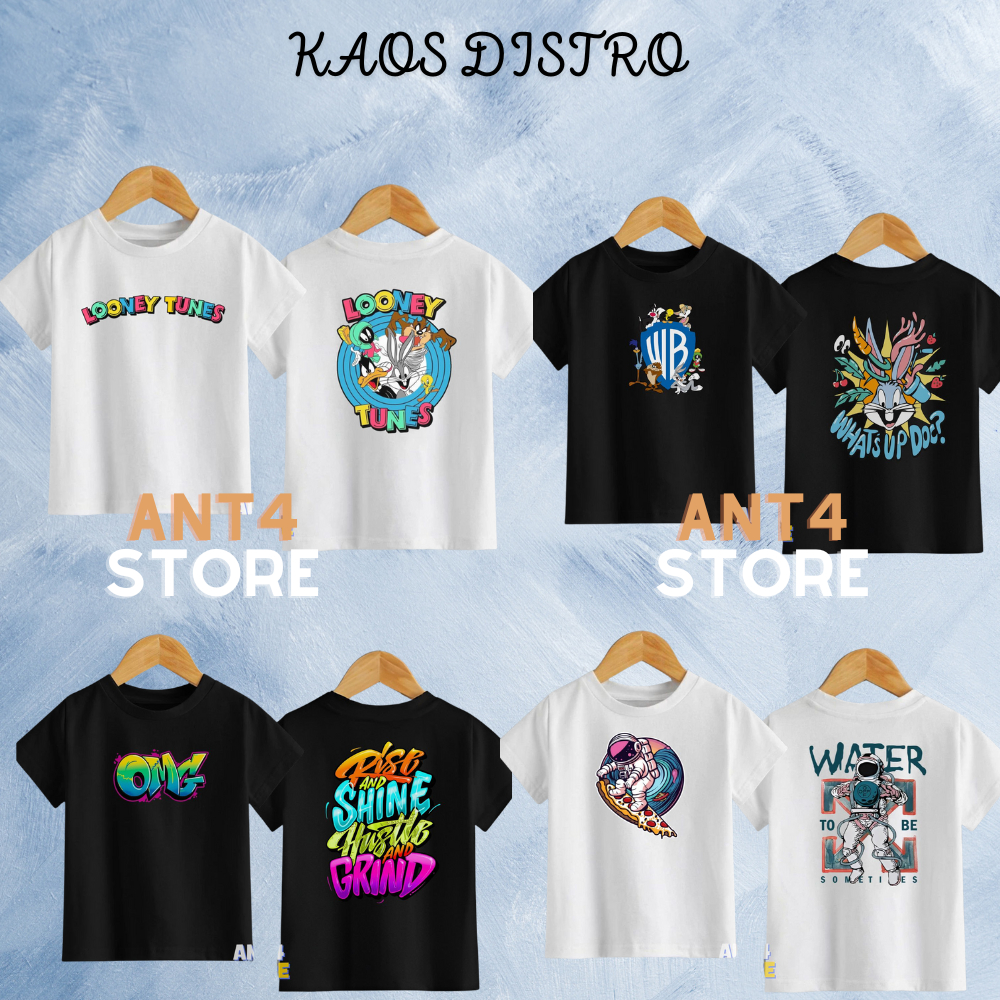 Jual Kaos distro anak limited edition / baju anak usia 2-12 tahun ...