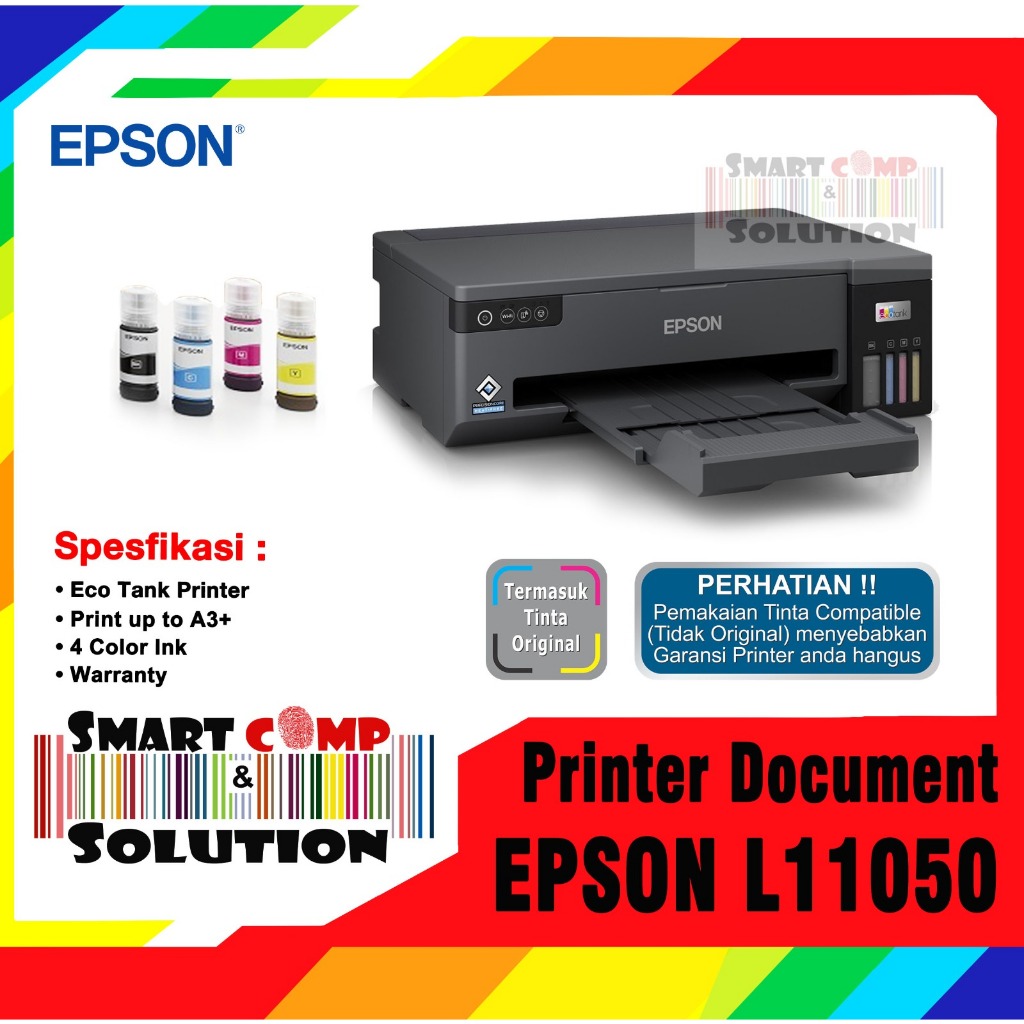 Jual Printer Epson L11050 EcoTank A3 Full Color Ink Tank Wireless WiFi ...