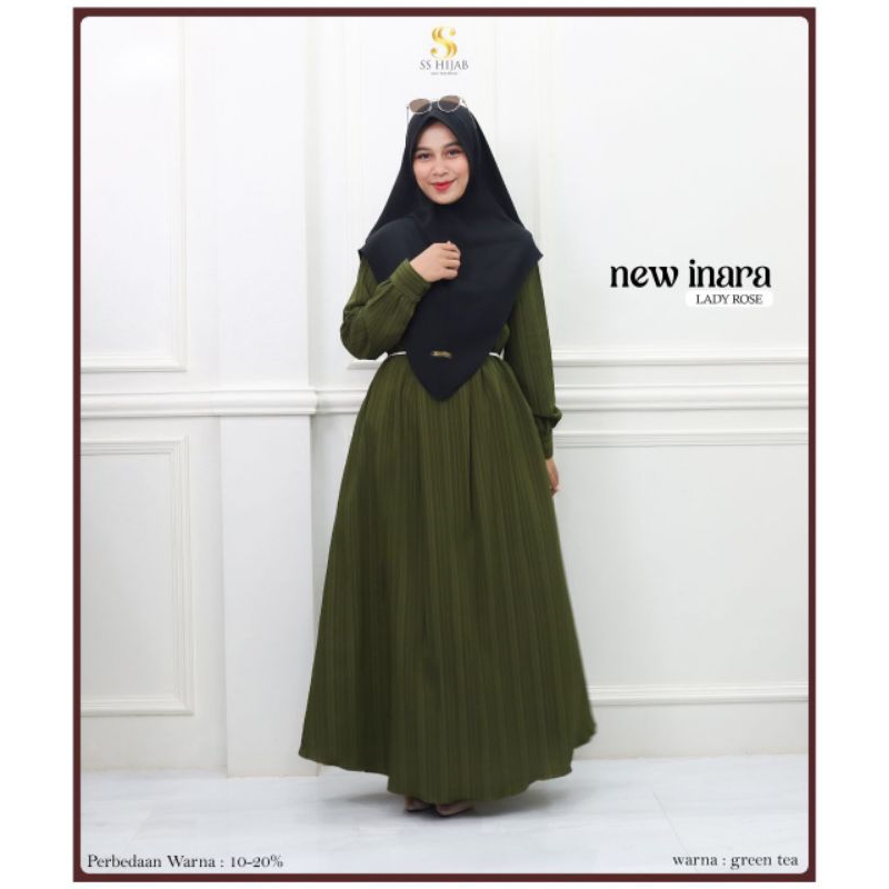 Jual Inara Gamis Only ( Lady Rose ) - Ss Hijab ( Ready Stok ) | Shopee ...