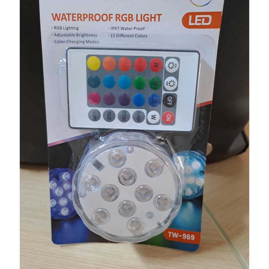 Jual Lampu RGB Remote Portable Lampu hias bisa disimpan di mana saja ...