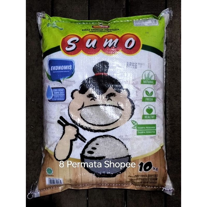 Jual Beras SUMO HIJAU 10KG Premium Pulen Enak | Shopee Indonesia