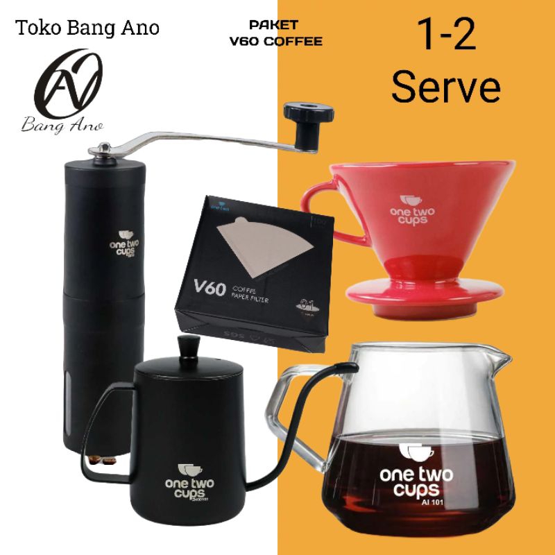SOTECH Pour Over Coffee Set – Glass Server, Dripper & Kettle For Home Brewing & Outdoor Use