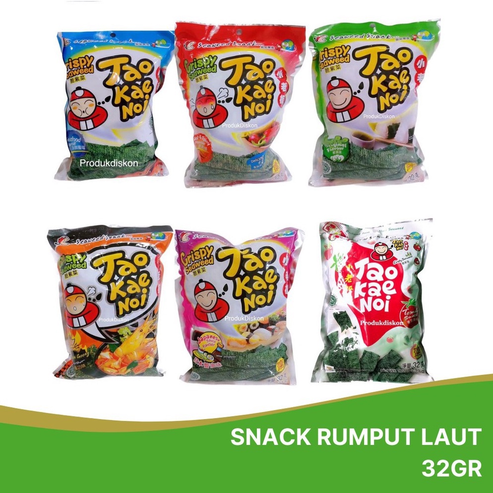 Jual Tao Kae Noi Rumput Laut Dried Seaweed Gr Snack Makanan Shopee Indonesia