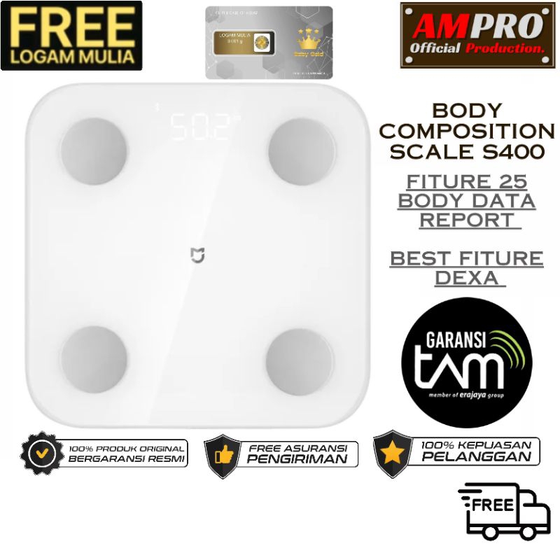Jual TIMBANGAN BADAN PINTAR XIAOMI XMTZCO5HM GARANSI TAM LED VERSI