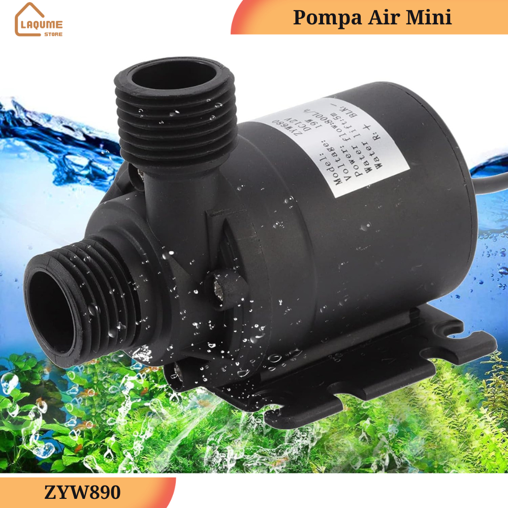 Jual Pompa Air Mini Pompa Celup Brushless Aquarium DC 12V 30W | Shopee ...