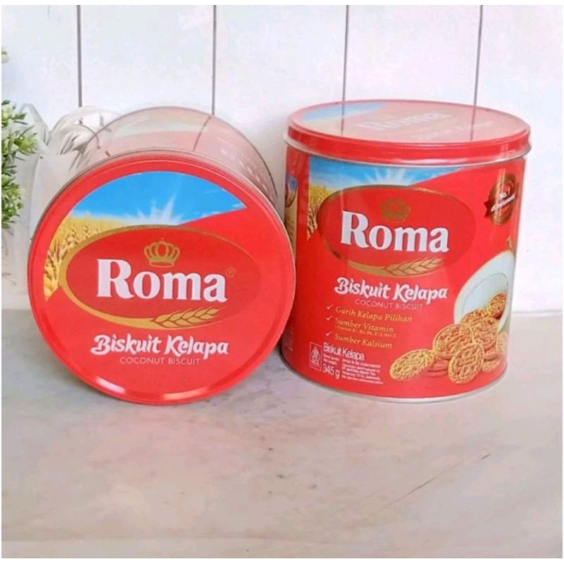 Jual Roma Kelapa Kaleng Edisi Baru Kemasan 345gr Shopee Indonesia