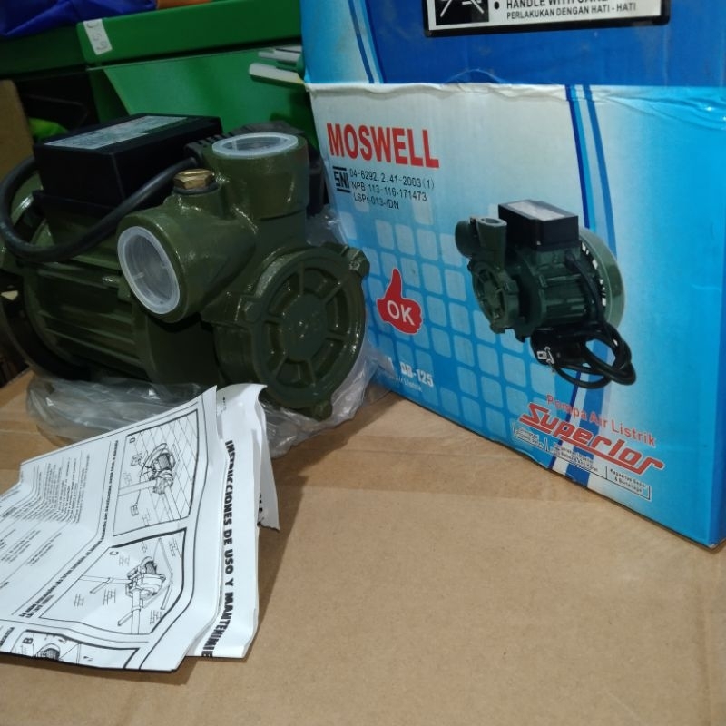 Jual Pompa Air listrik Moswell DB-125 Water Pump | Shopee Indonesia
