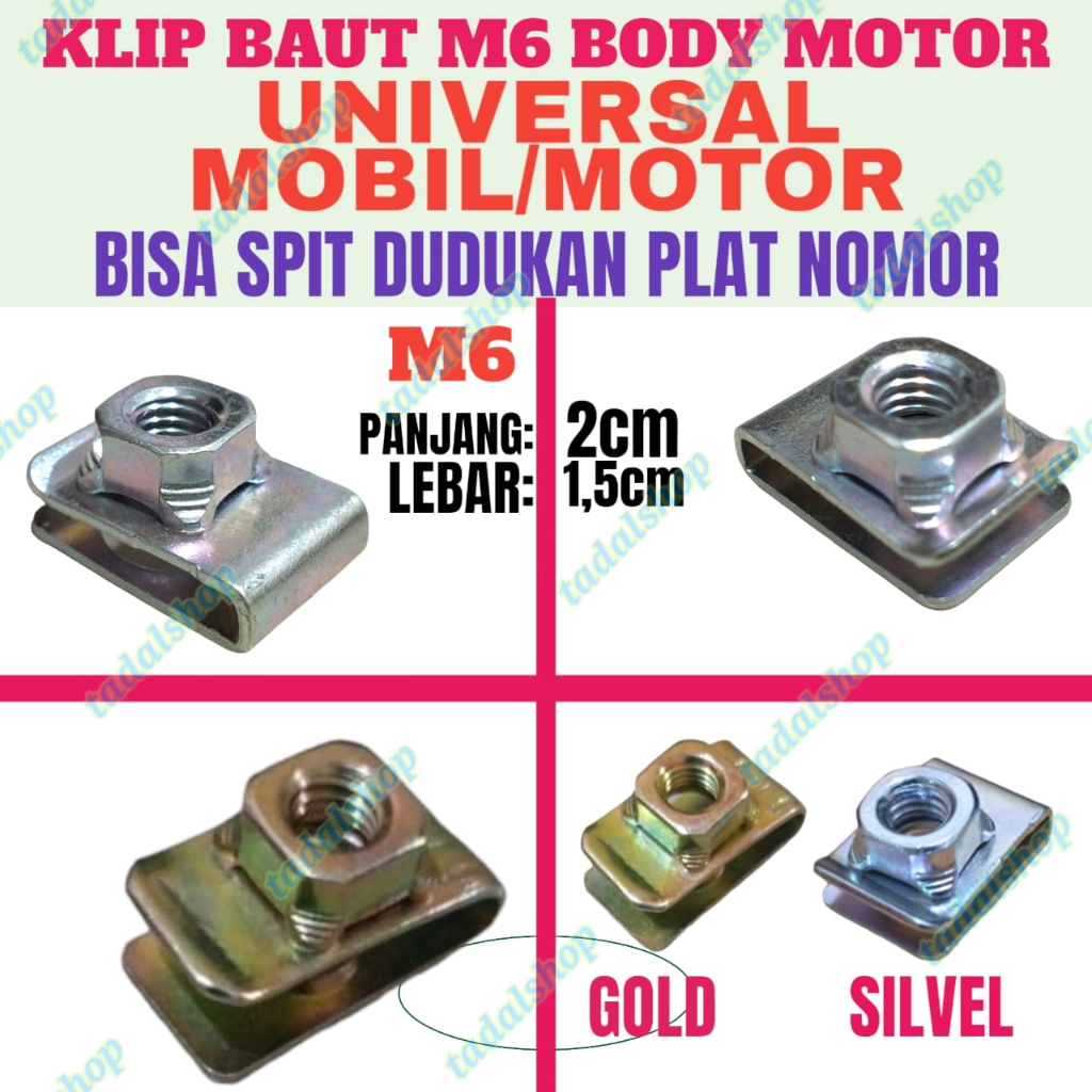 Jual Baut Body Motor Baut Klip Body Baut Kancing Klip Plastik Buat Motor Yamaha Dan Honda