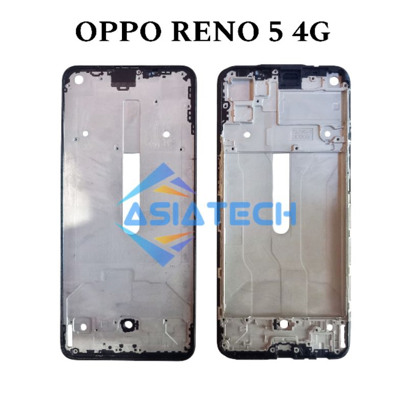 Jual FRAME OPPO RENO 5 4G BEZZEL TATAKAN DUDUKAN TULANGAN RANGKA LCD ...