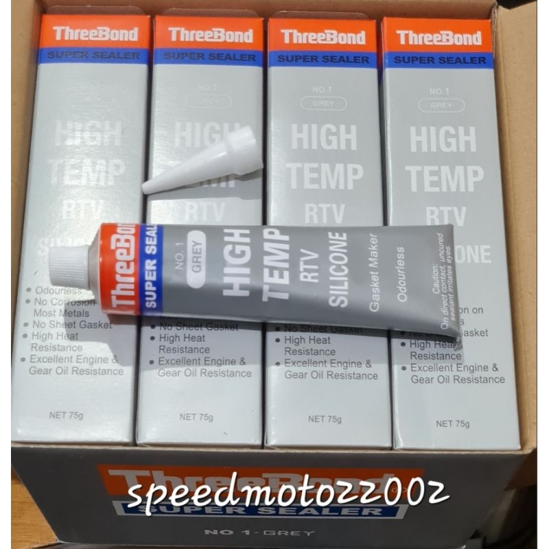 Jual lem sealer three bond grey/RTV 75gr. Untuk sealer mesin/packing ...