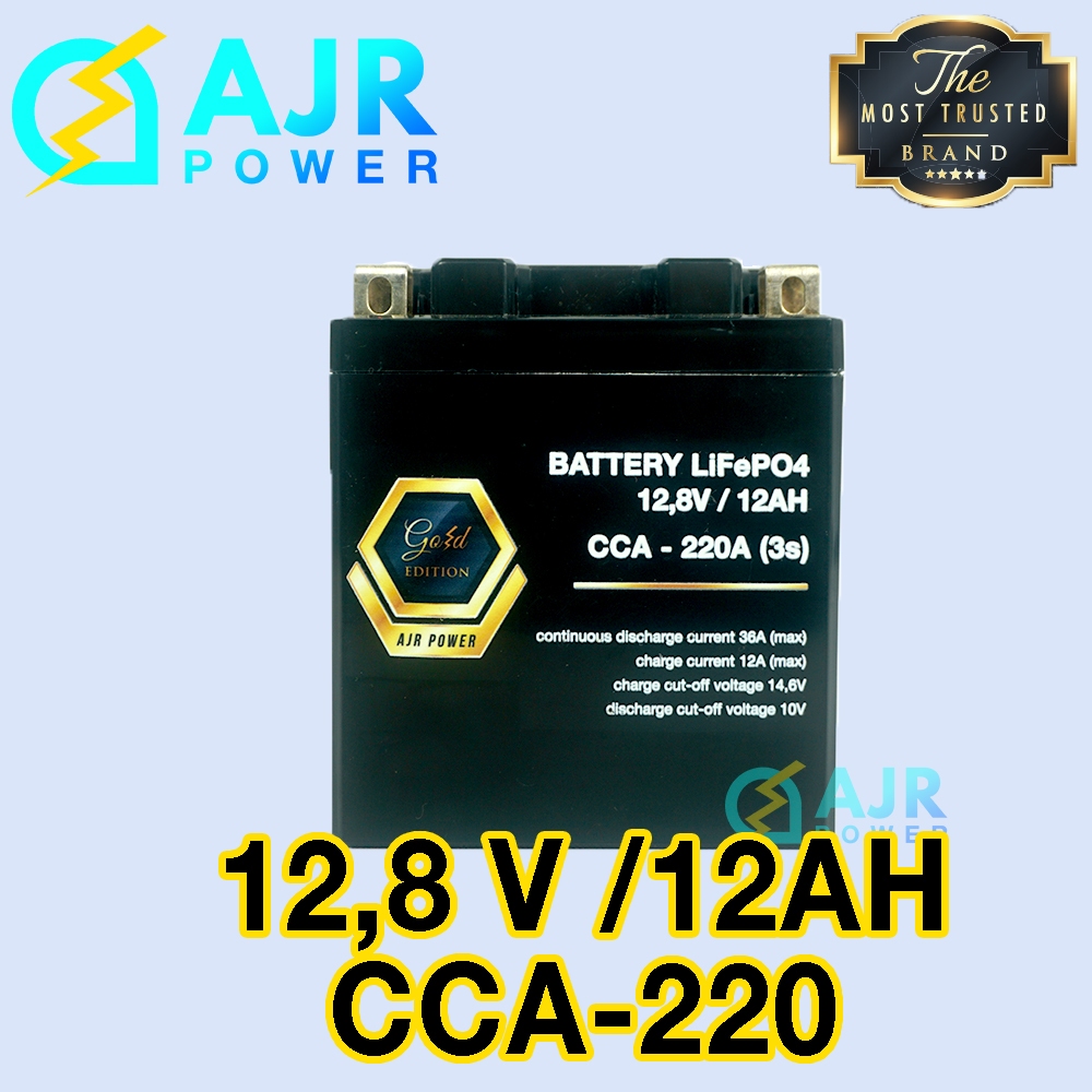 Jual AKI ACCU Lithium LiFePo4 GTZ8V XMAX R25 AJR POWER GOLD Series12V ...