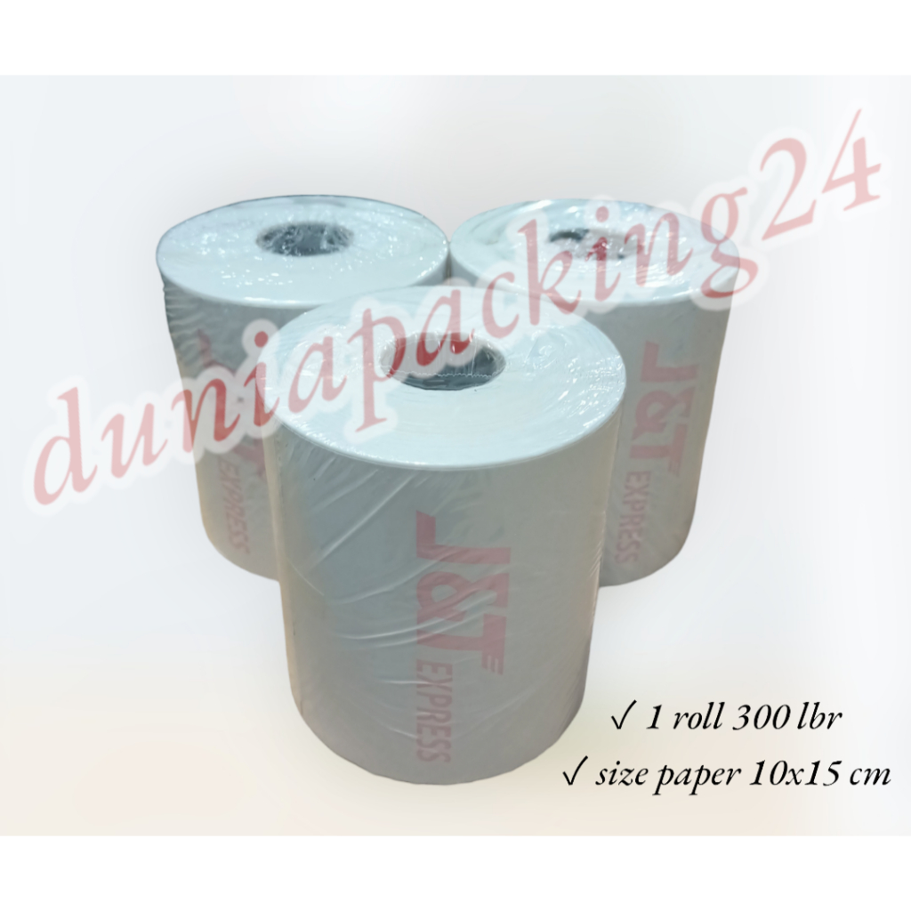 Jual KERTAS STICKER THERMAL LOGO JNT A6 100x150MM STICKER BARCODE ...