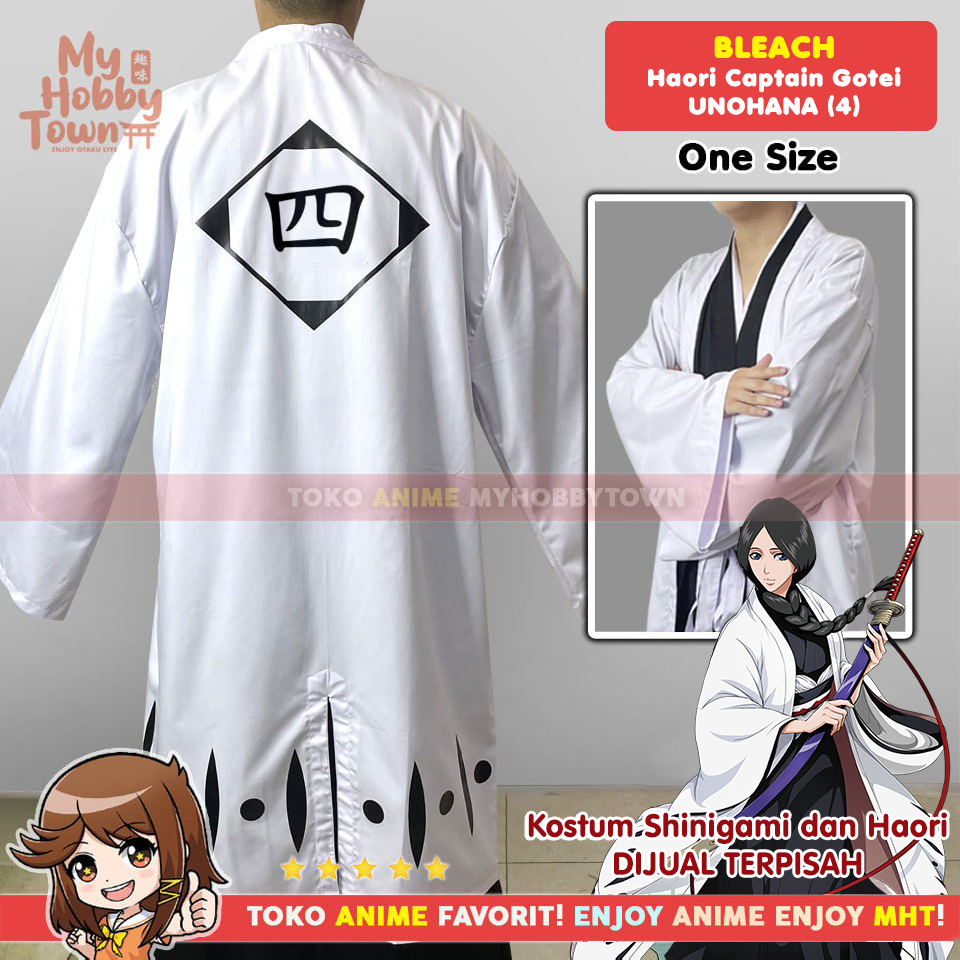 Jual Jubah Haori Anime Bleach Gotei 13 Unohana Retsu Kapten Captain ...