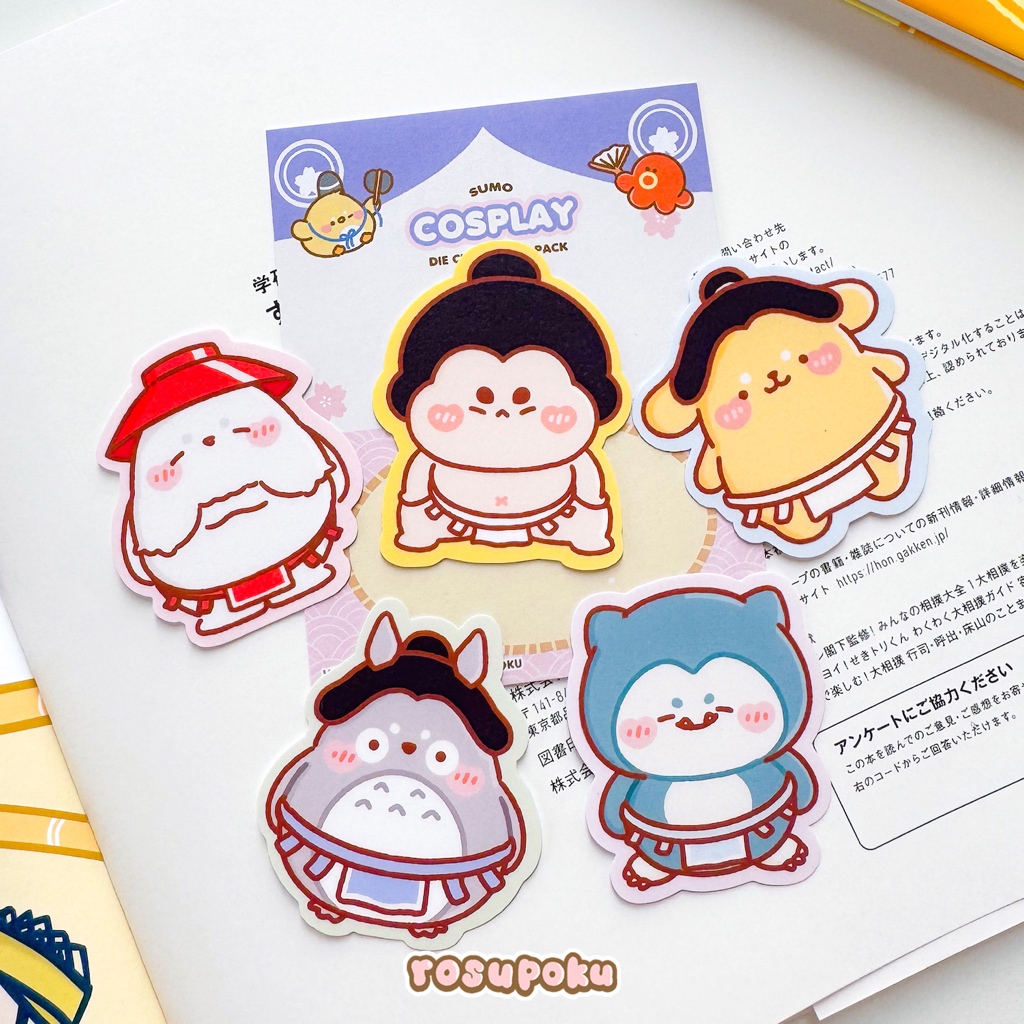 Jual Rosupoku - Sumo Sticker Pack | Shopee Indonesia